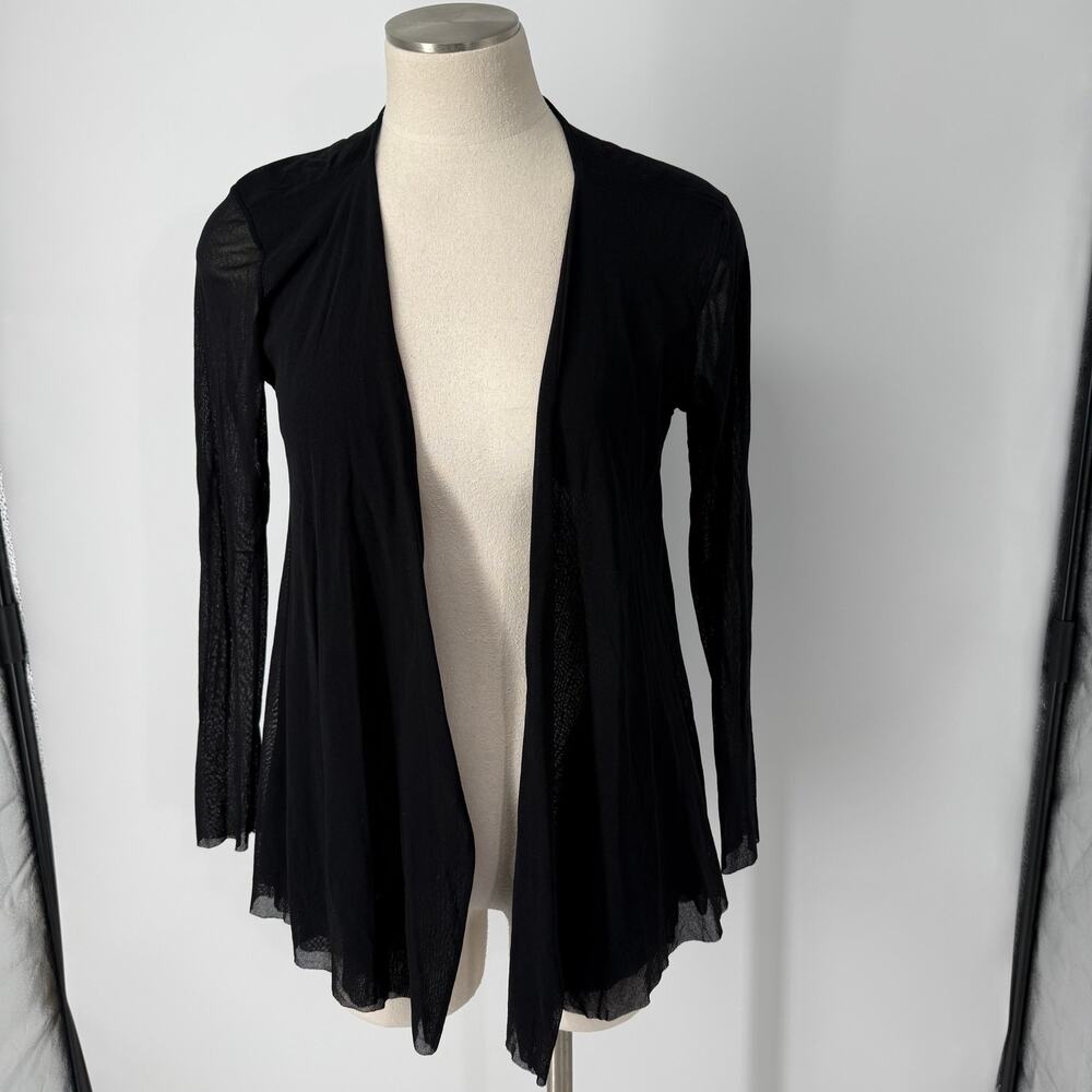 Petit Pois by Vivian G Sheer Mesh Cardigan SZ L Whimsy Goth Fairy Dark Romantic
